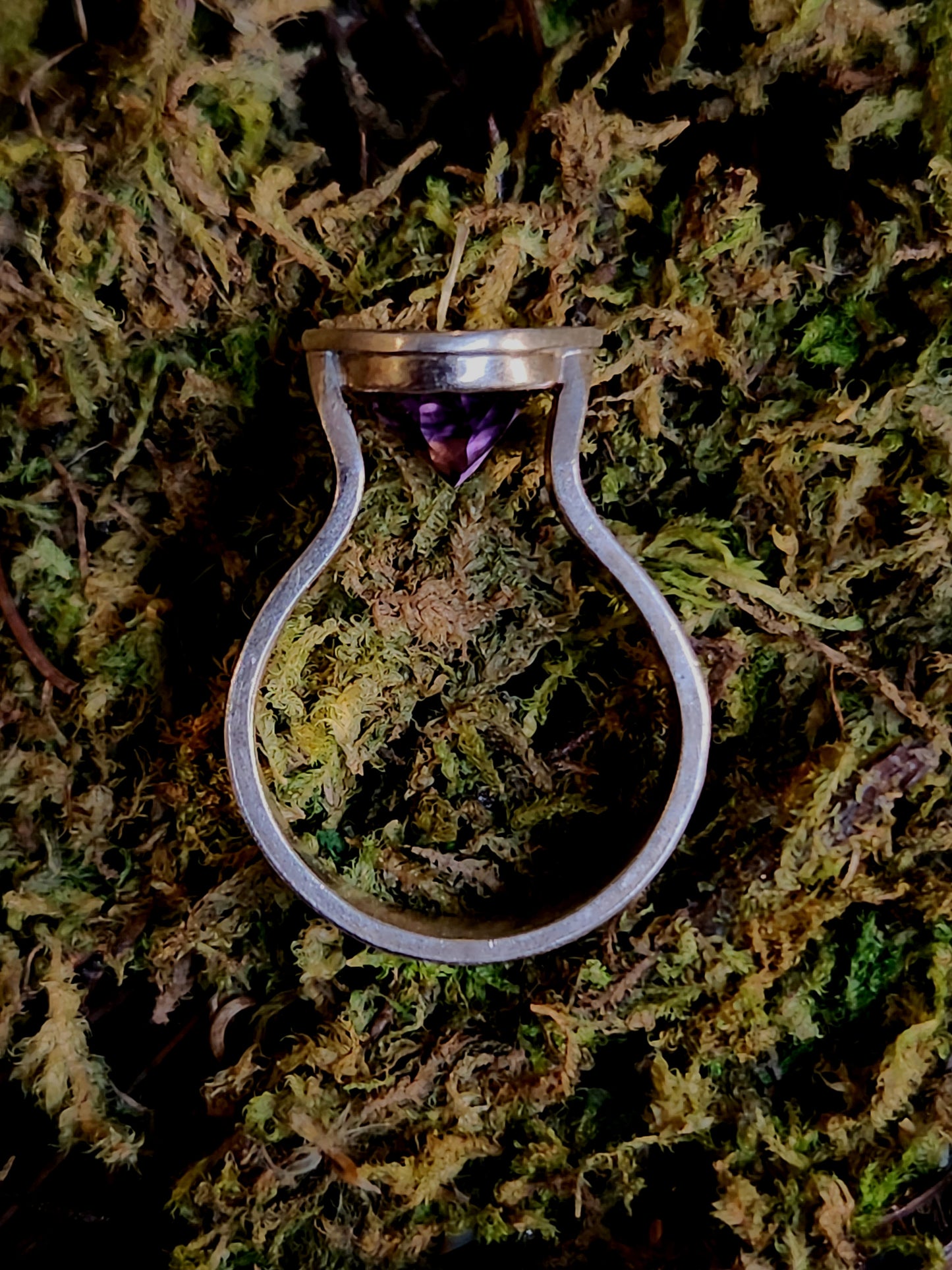 Banded Amethyst Ring