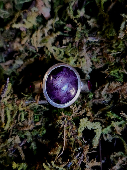 Ruby Ring with Ruby Accents