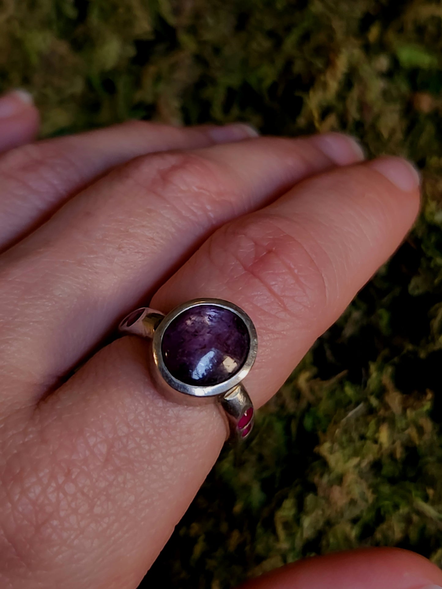 Ruby Ring with Ruby Accents