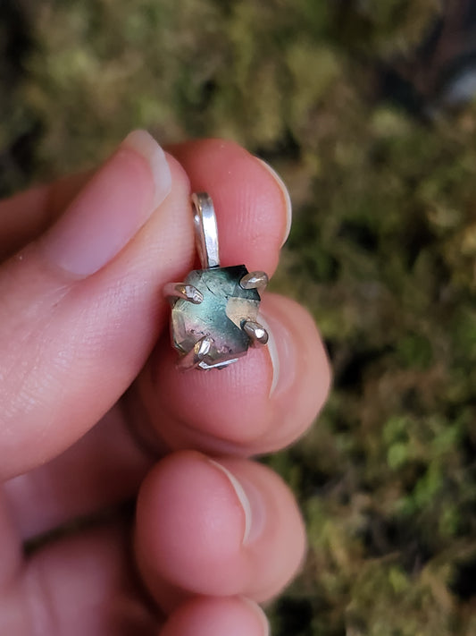 Bicolor Tourmaline Pendant
