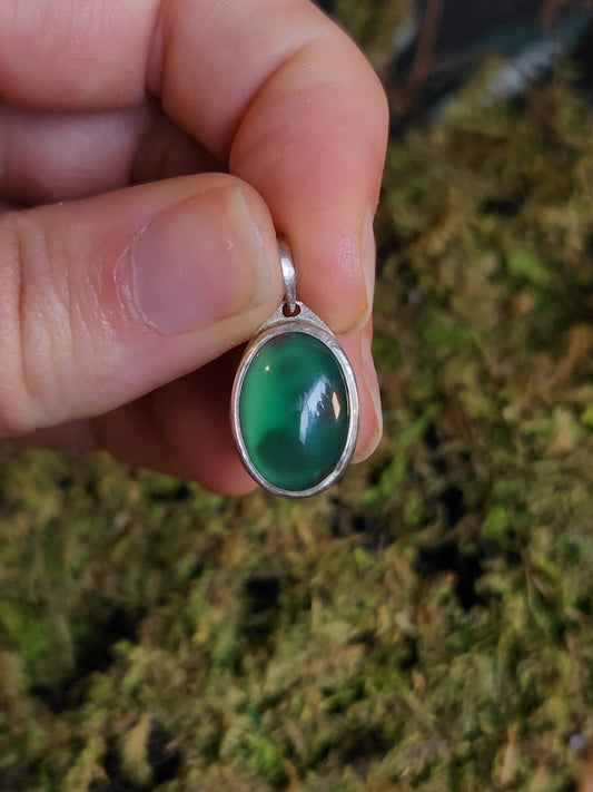 Chrome Chalcedony Pendant