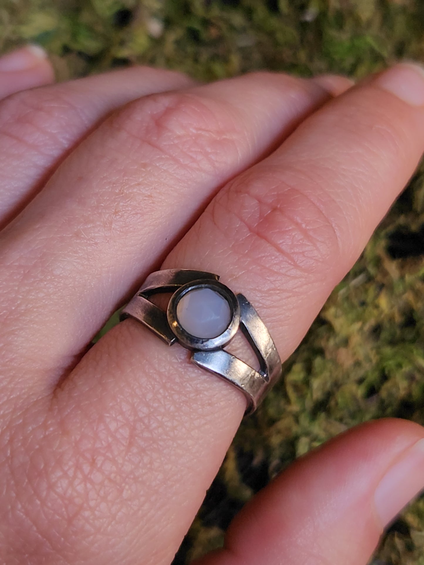 Blue Chalcedony Ring