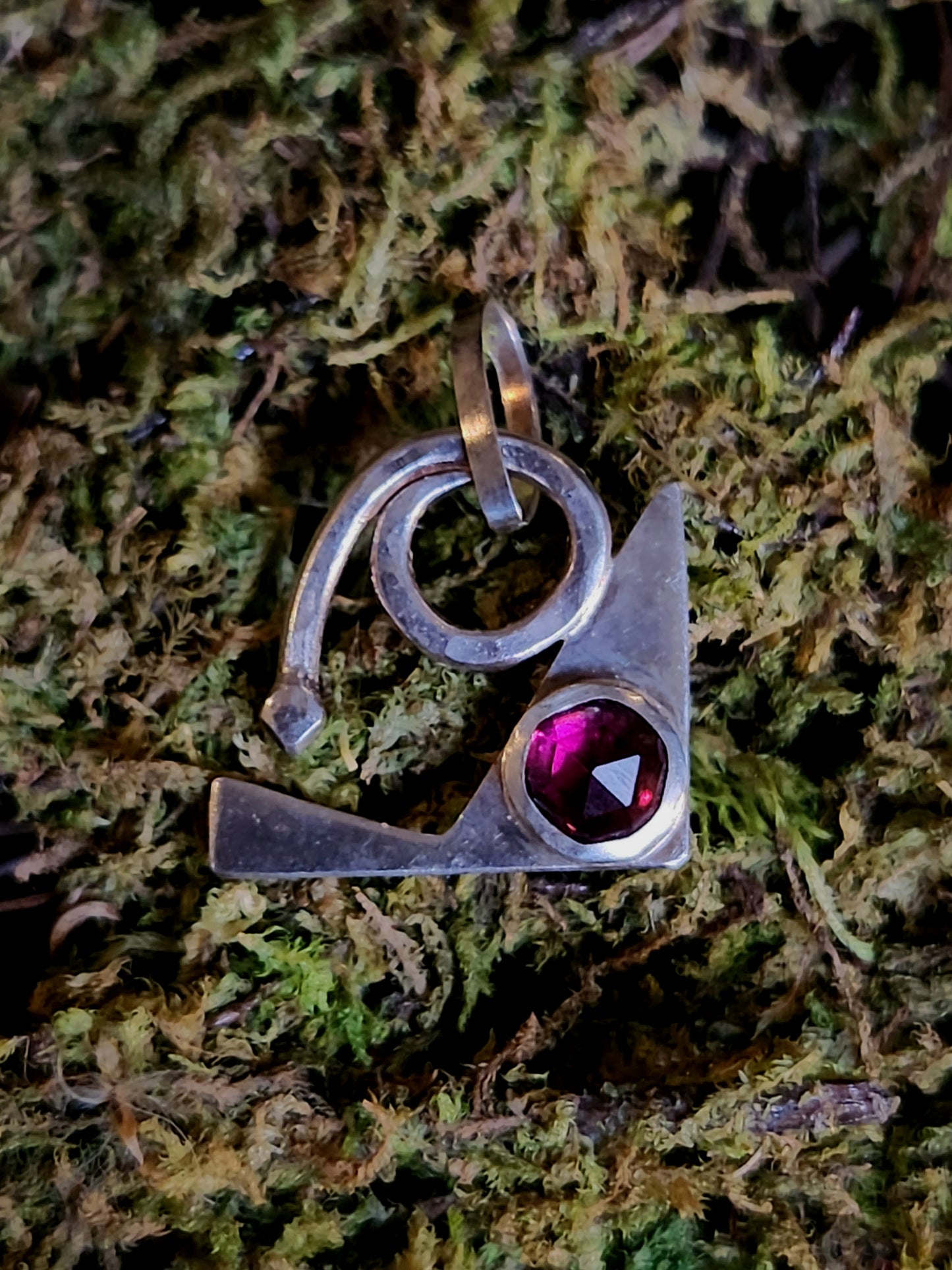 Rhodolite Garnet Pendant