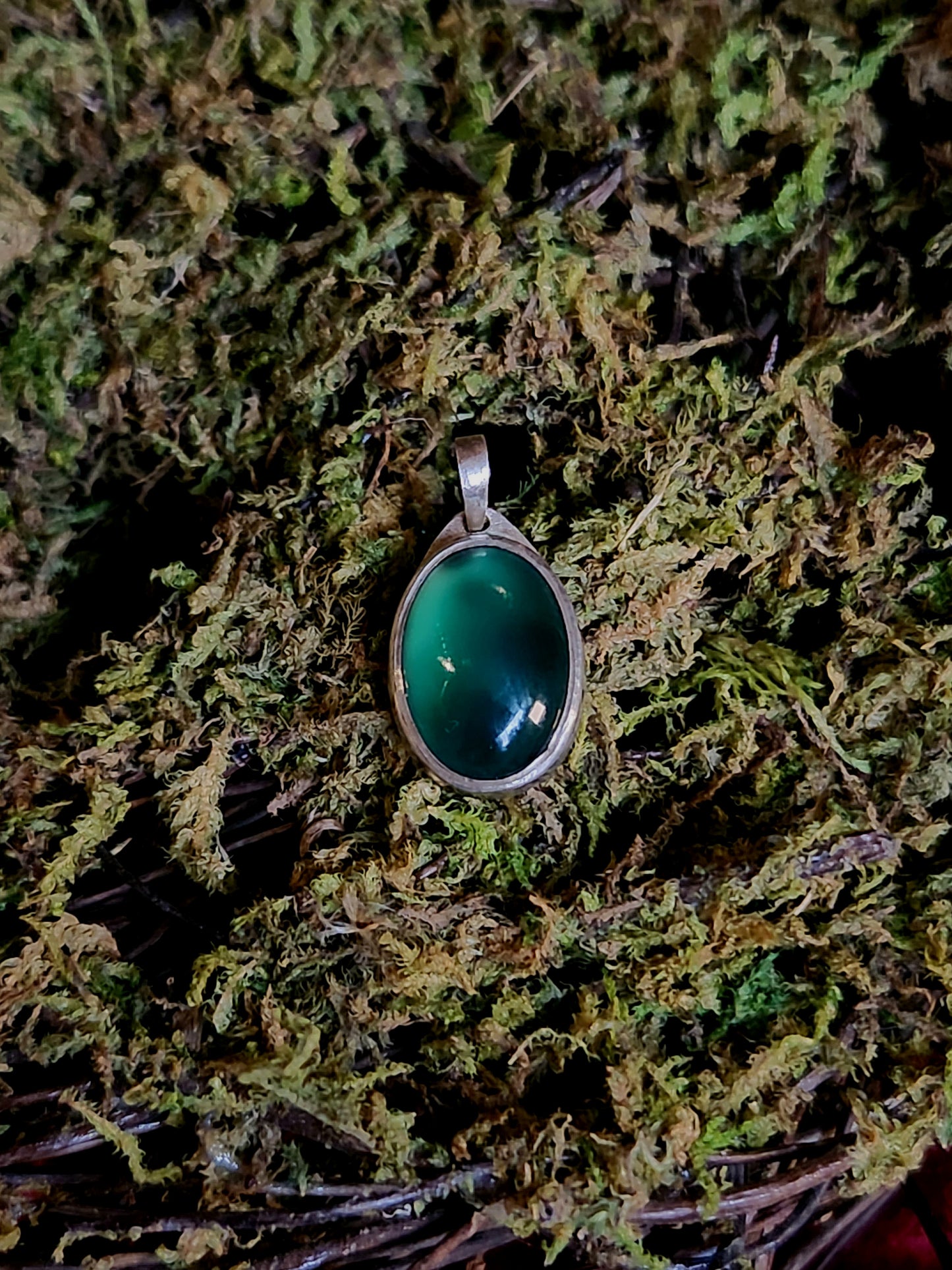Chrome Chalcedony Pendant