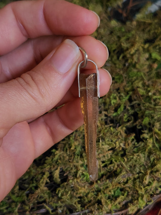 Natural Zambian Citrine Pendant
