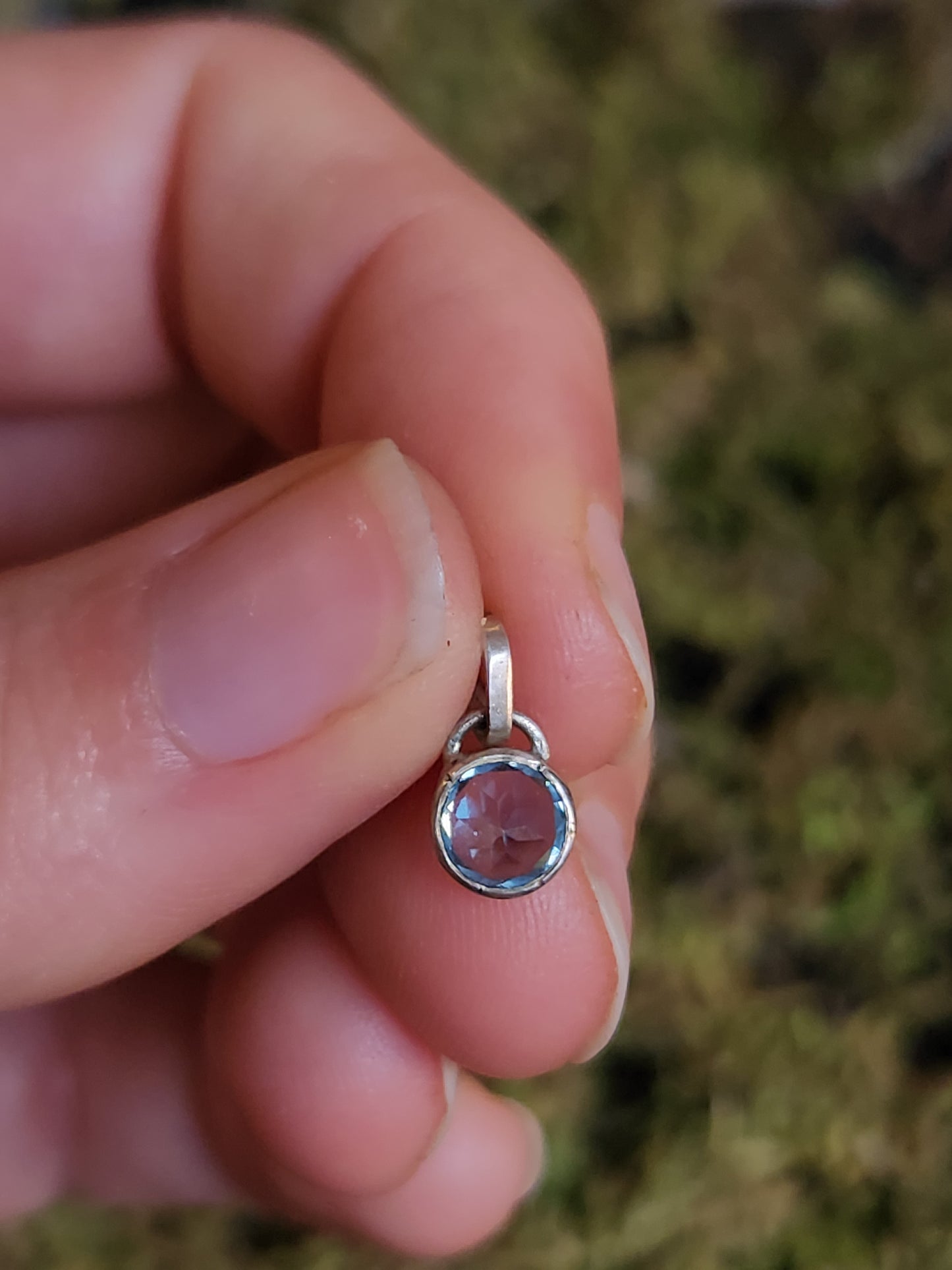Blue Topaz Pendant